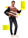 Slice of Chocolate Birthday Cake Costume, Adult One Size