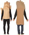 Hand and Big Foot Couples Costume, Adult One Size