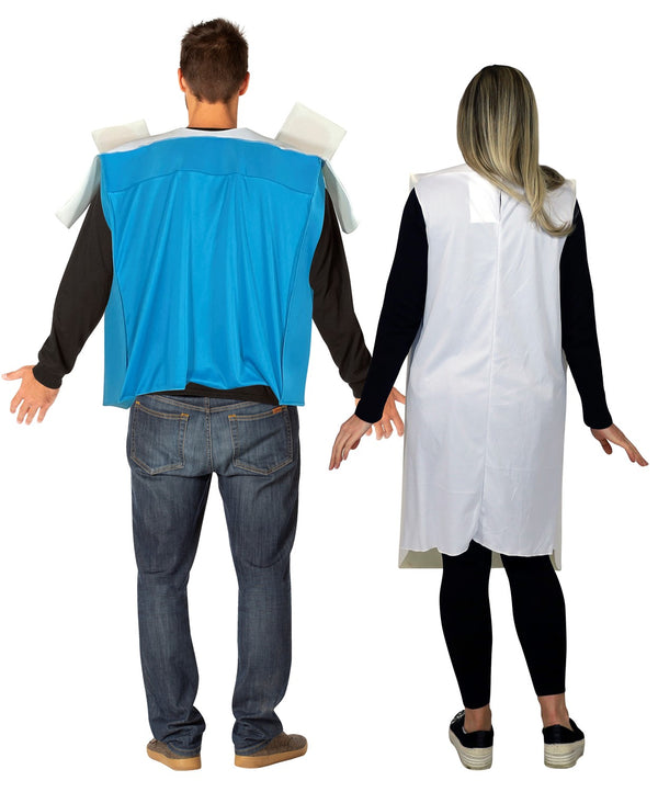 Stuck on You Bandage & Bandage Box Couples Costume, Adult One Size
