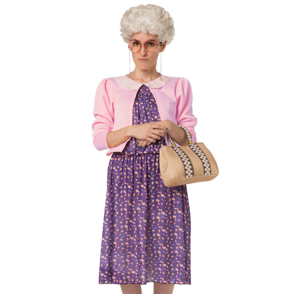 Golden Granny Wise Accessory Kit, Wig, Glasses & Purse