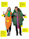 Carrot and Kale Lettuce Couples Costume, Adult One Size