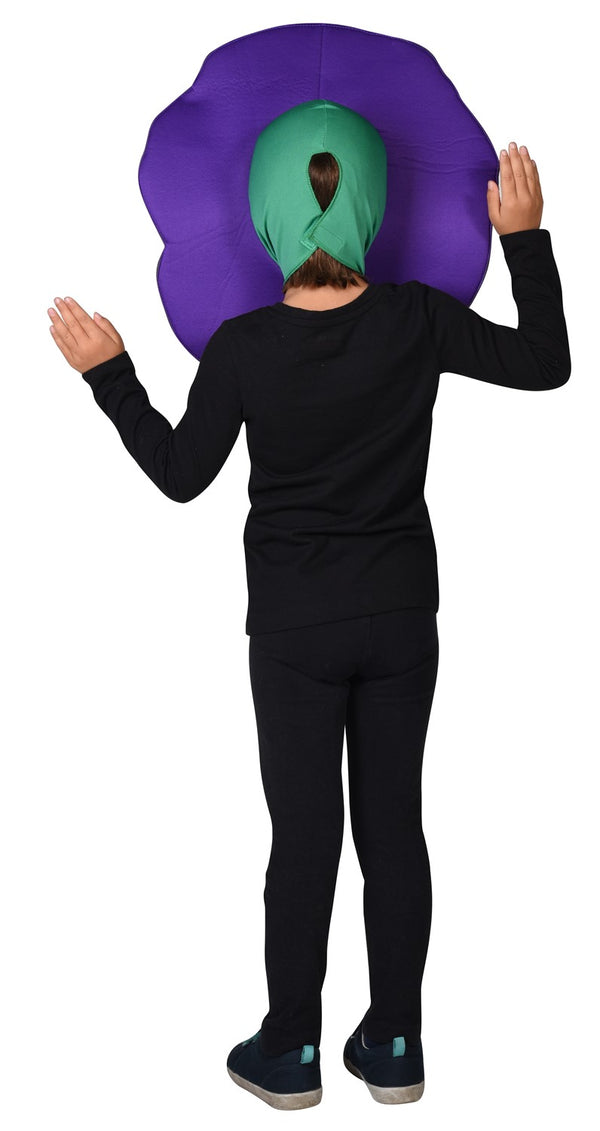Purple Pansy Flower Costume, Child Size 3-6