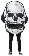 Skull Mouth Head Halloween Costume, Adult One Size