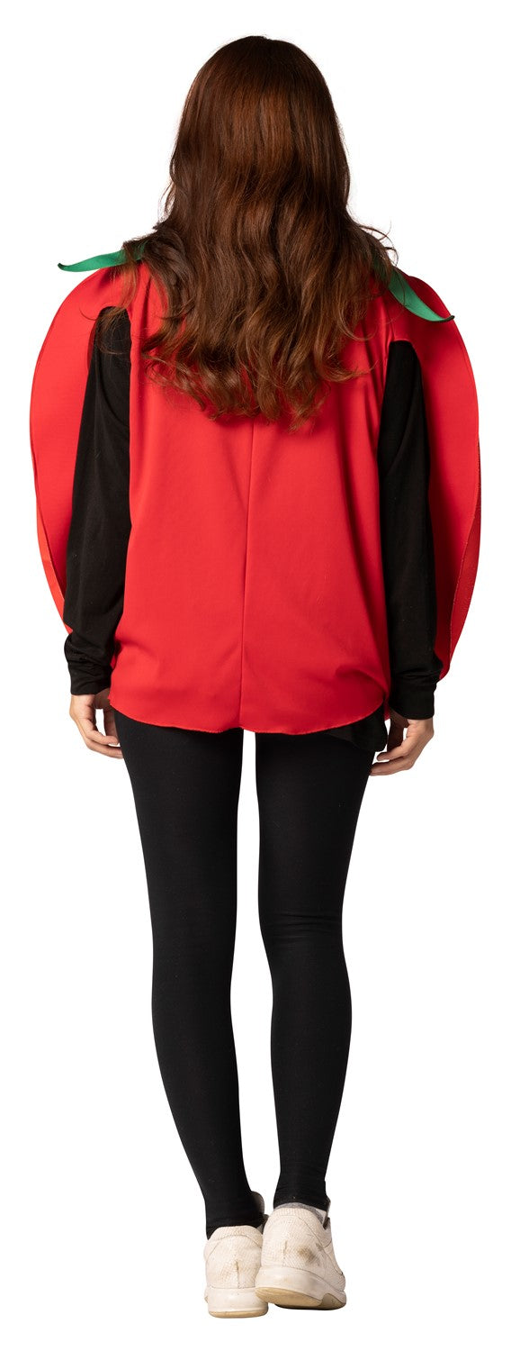 Tomato Slice Halloween Costume, Adult One Size