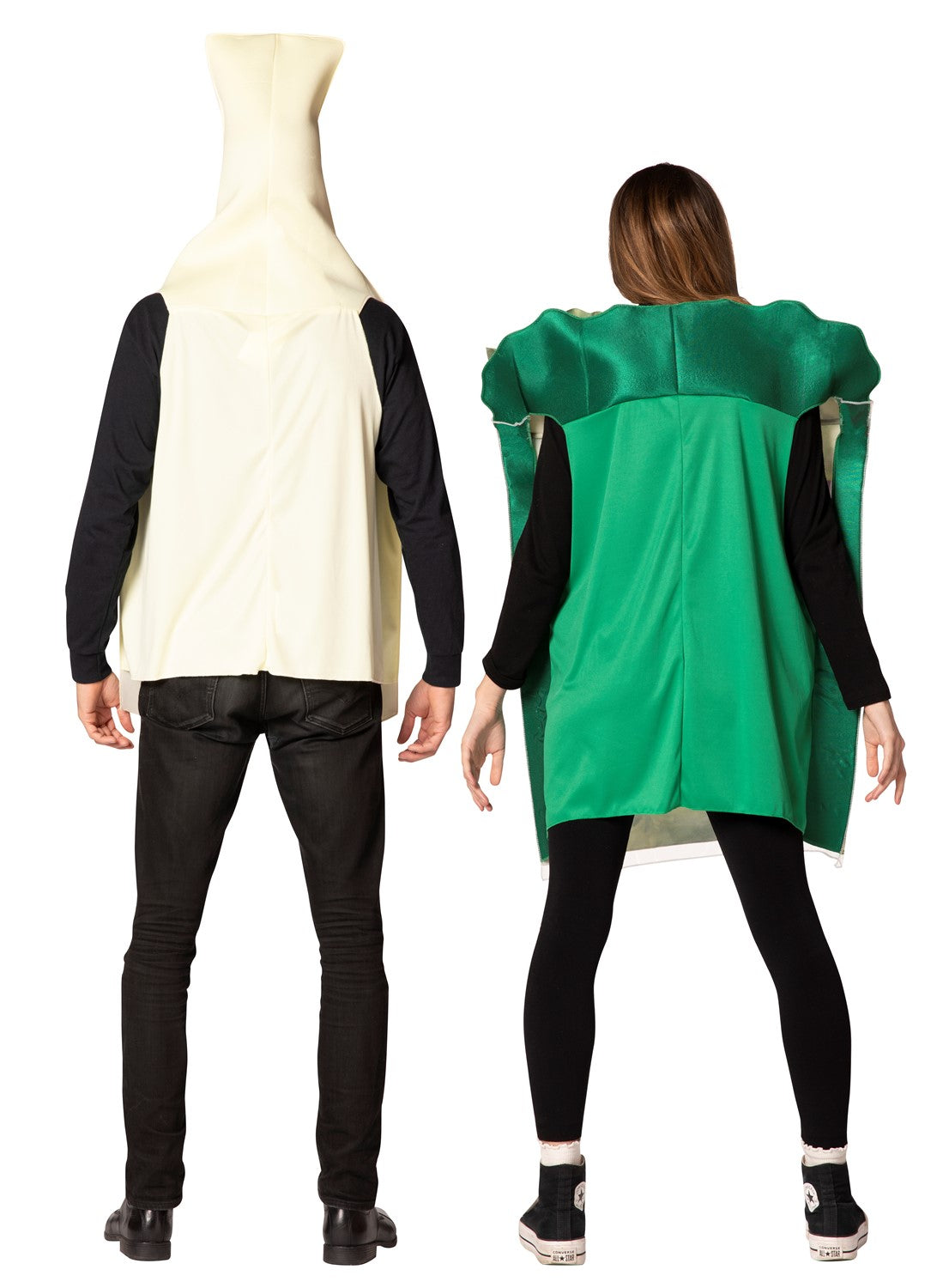 Caesar Salad Bag & Caesar Dressing Couples Halloween Costume, Adult One Size
