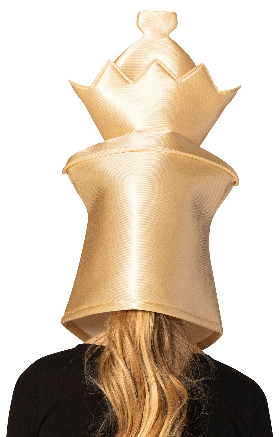 Ultimate Deluxe Beige Queen Chess Headpiece Mask, Adult One Size