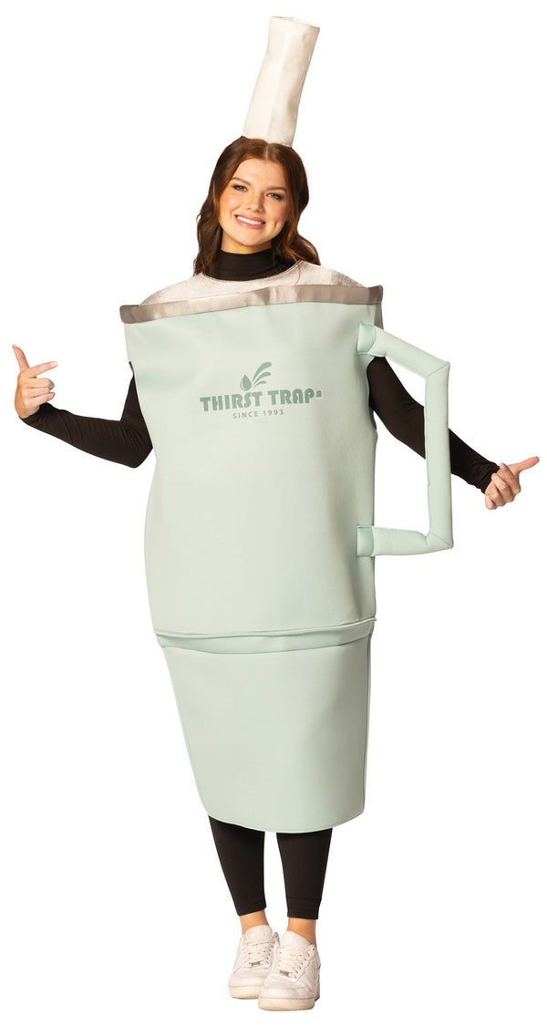 Thirst Trap Water Cup Tumbler Halloween Costume, Adult One Size