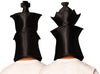 Ultimate Deluxe Black King & Queen Chess Headpieces Couple Mask, Adult One Size
