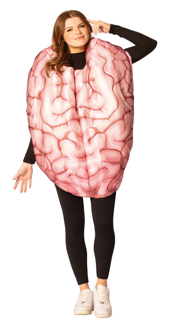 Brain Halloween Costume, Adult One Size