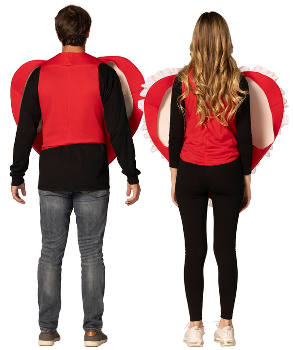 Valentine's Heart Box Couple Halloween Costume, Adult One Size