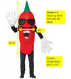 Chili Pepper Mascot, Adult One Size