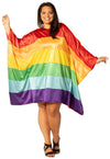 Rainbow Flag Pride Tunic Costume, Adult One Size
