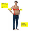 Pregnant Bodysuit Costume, Adult One Size
