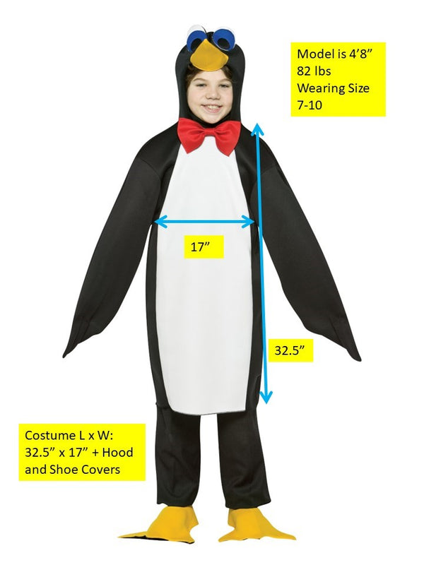 Penguin Costume, Child Size 7-10