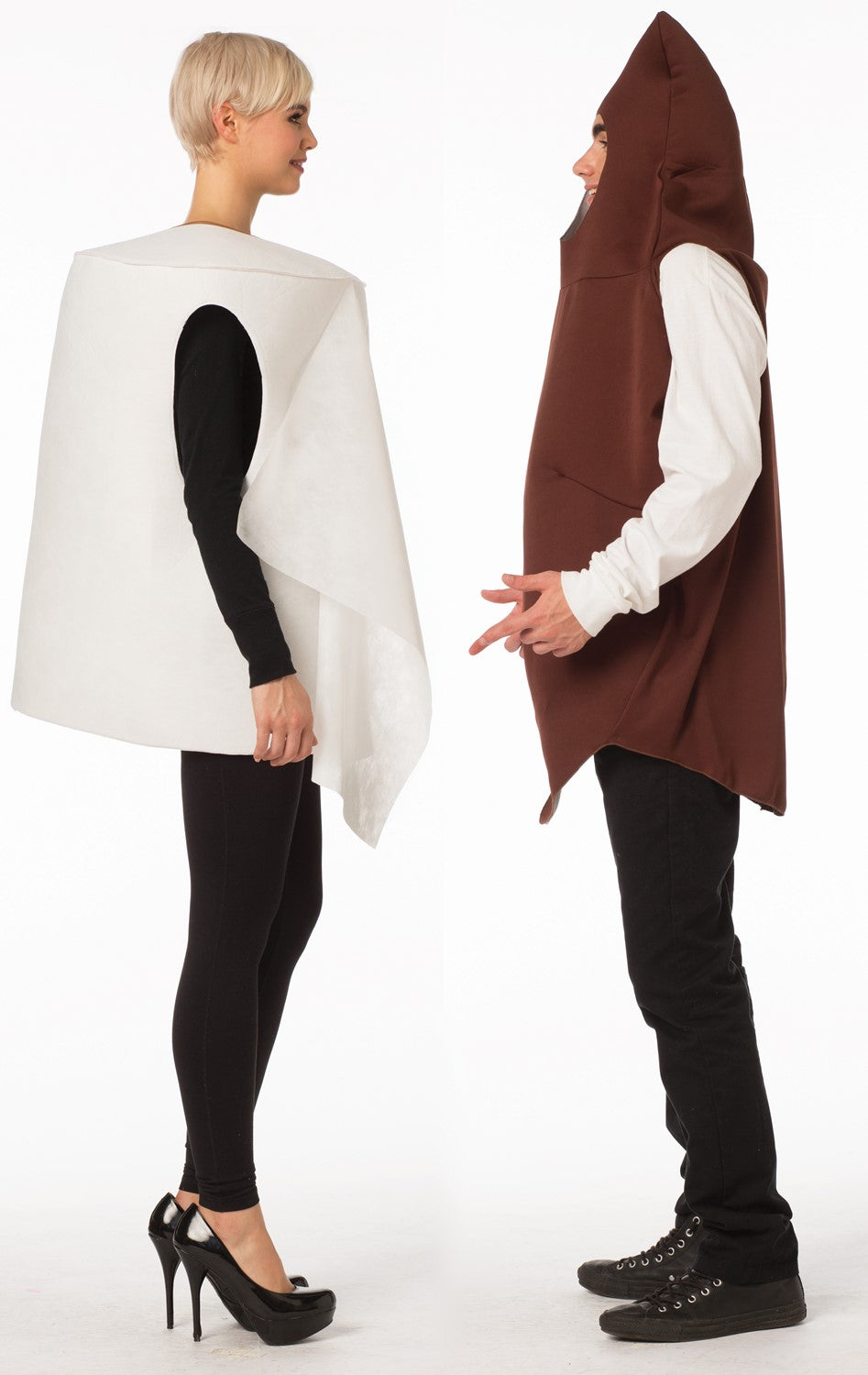 Before You Go, During and After Bathroom Halloween Costume, Adult, One Size