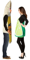 Tequila Bottle & Lime Slice Couple Costume