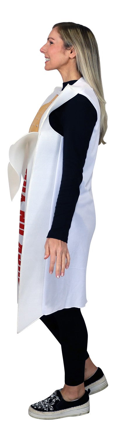 Stuck on You Single Bandage Tunic Costume, Adult One Size