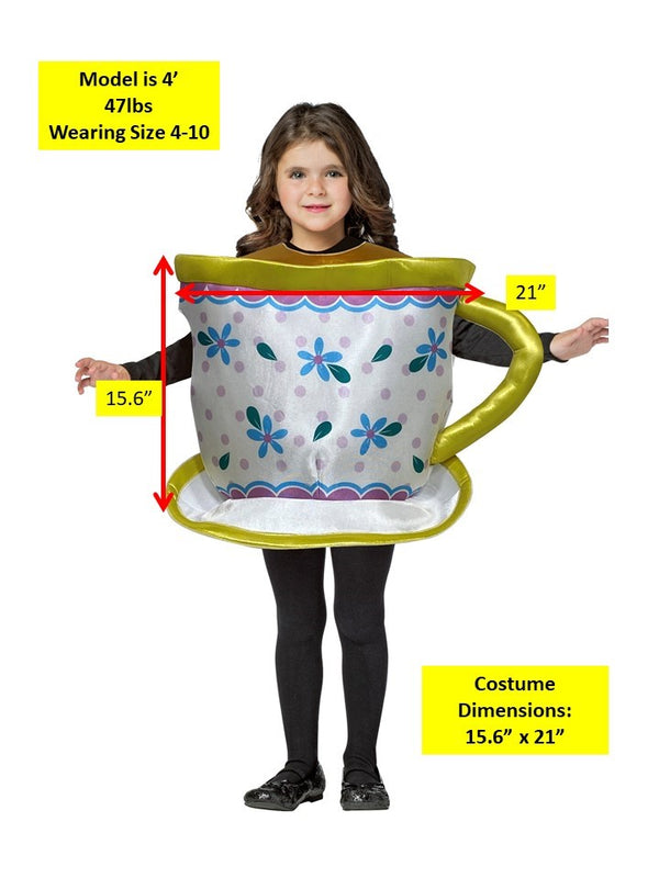 Tea Cup Costume, Child 4-10