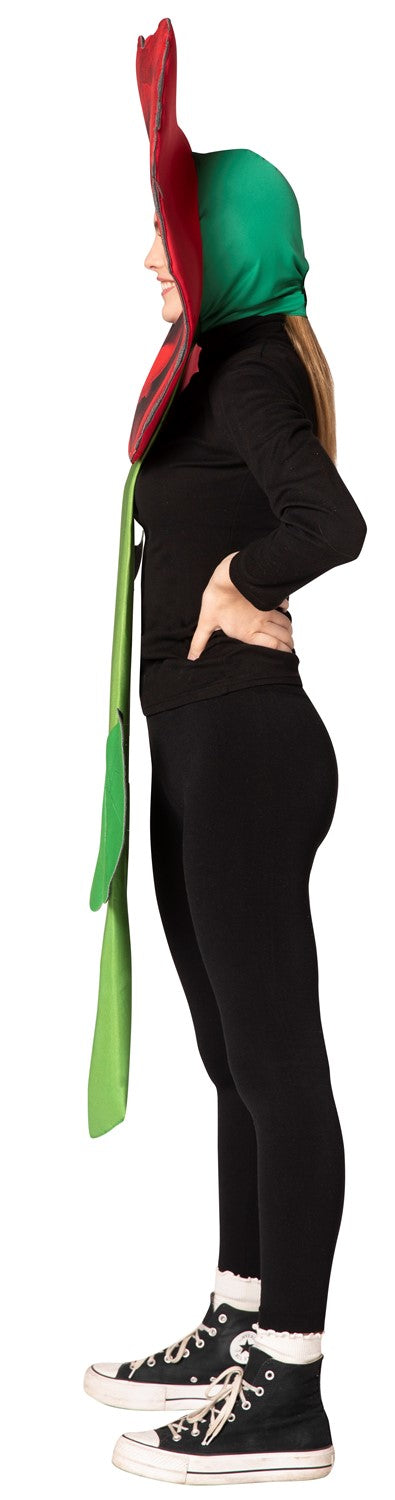 Red Rose Flower Costume, Adult One Size