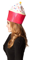 Pink Cupcake Hat Costume, Adult One Size