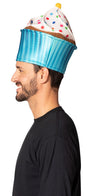 Blue Cupcake Hat Costume, Adult One Size