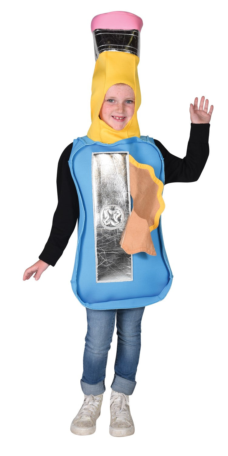 Pencil Sharpener Costume, Child Size 7-10