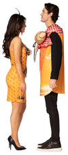 Honey Jar & Honeycomb Dress Couples Costume, Adult One Size & Women's Size 4-8