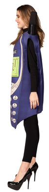 Retro 2000's Cell Phone Costume, Adult One Size