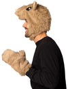 Laplander Hamster Head Hat and Gloves Halloween Costume, Adult One Size