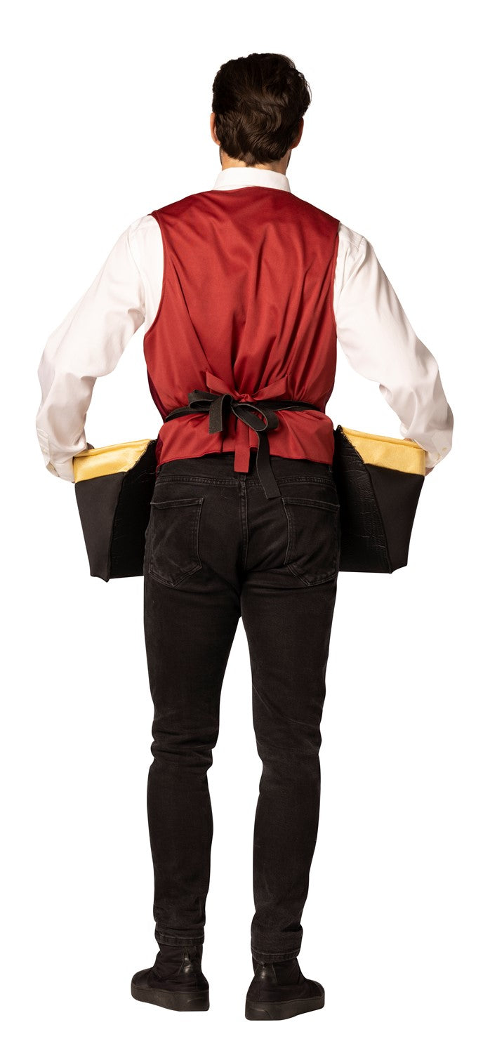 Poker Dealer w. Table Halloween Costume, Adult One Size
