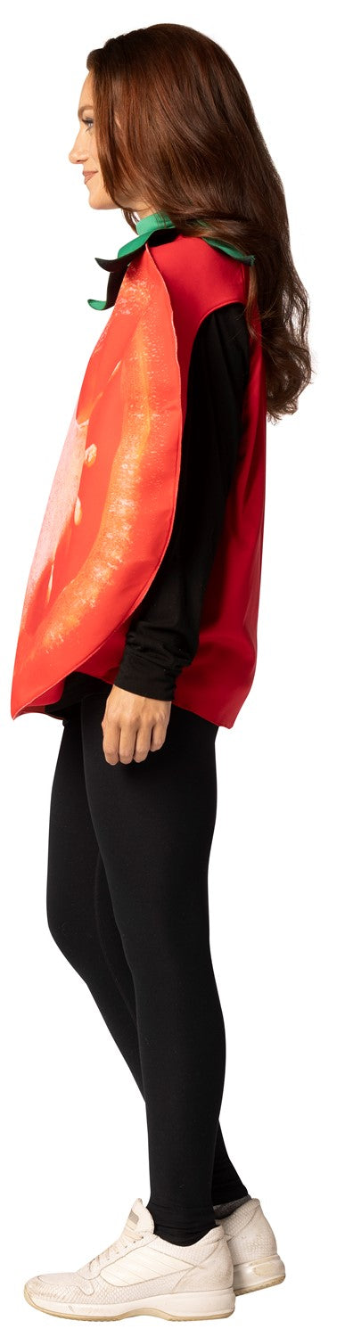 Tomato Slice Halloween Costume, Adult One Size