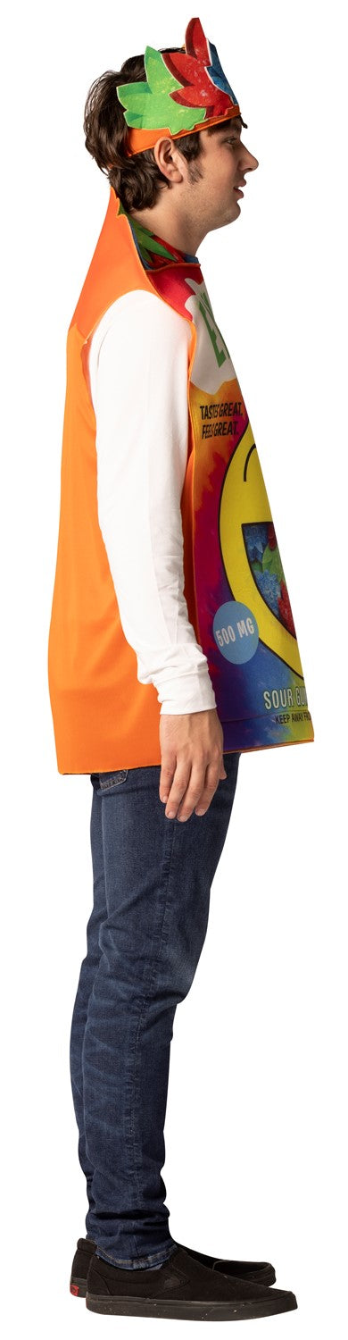 Eataweed Gummies Halloween Costume, Adult One Size