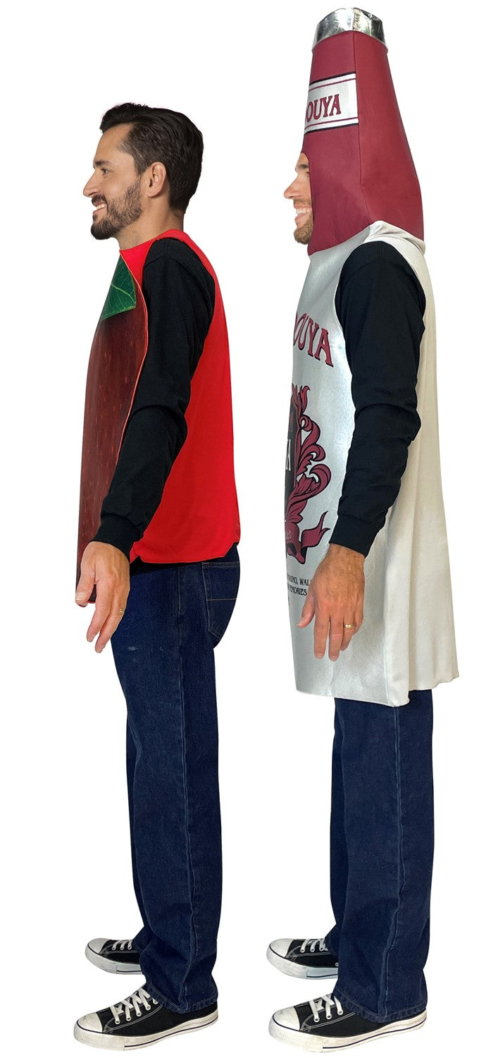 Apple-tini Get Real Apple & Vodka Couples Halloween Costume, Adult One Size