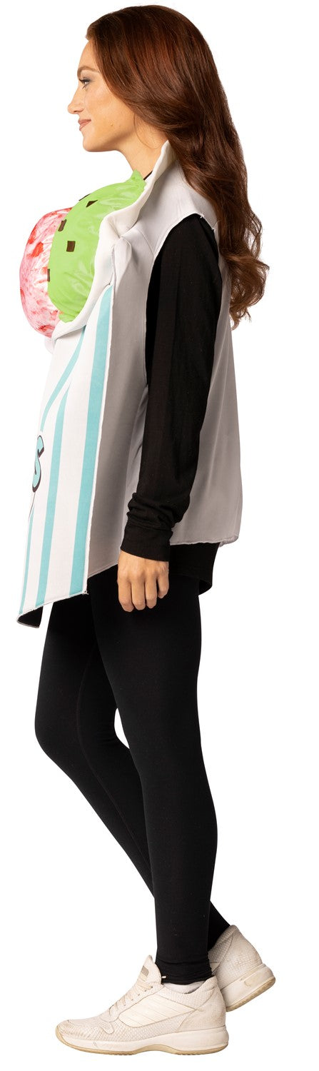 Icecream Container Halloween Costume, Adult One Size