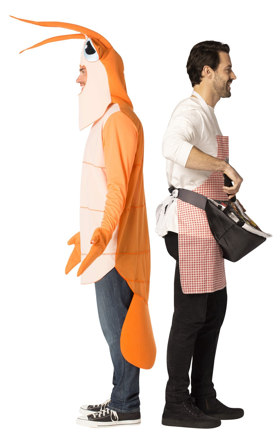 Grill Master & Shrimp Halloween Couples Costume Set, Adult One Size
