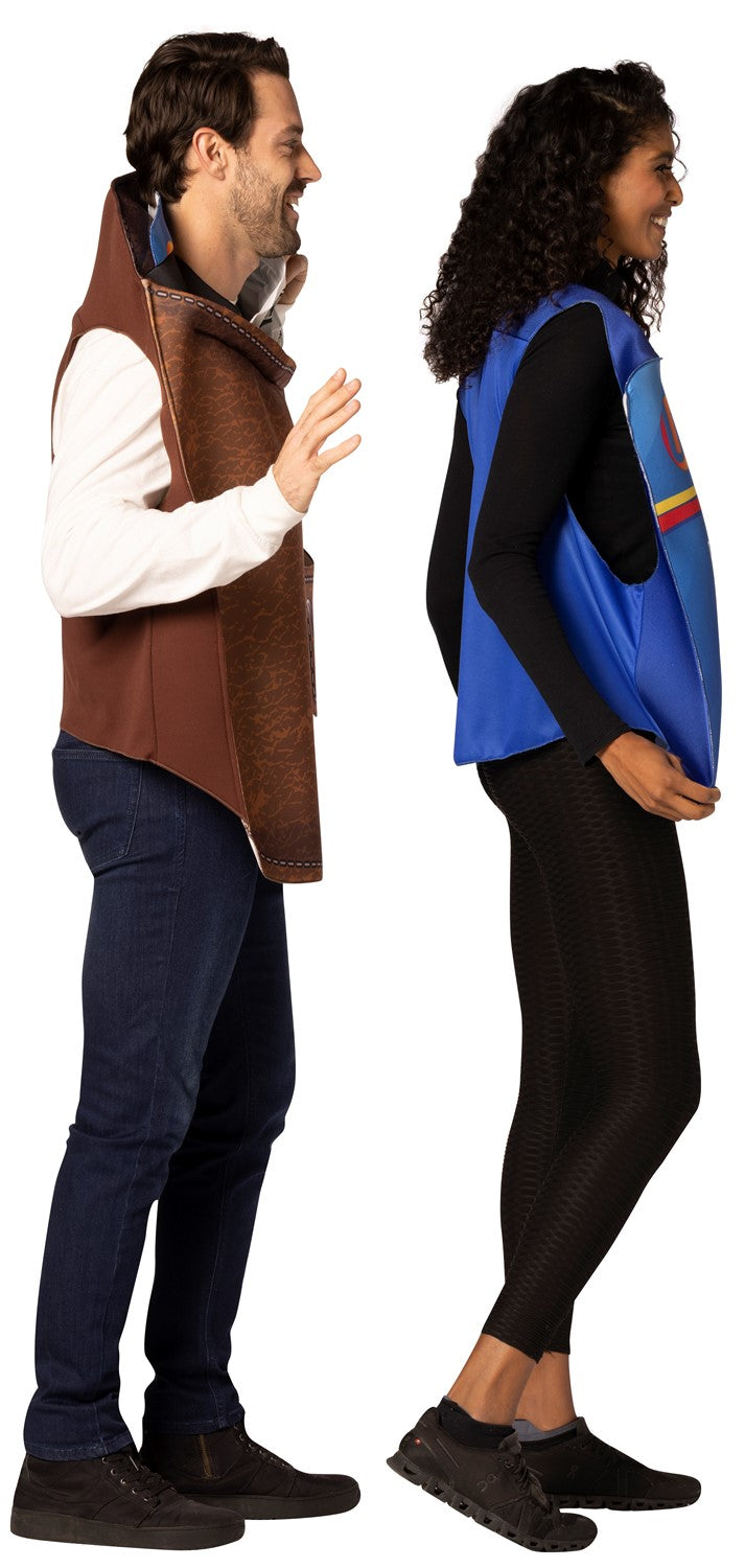 Men's Brown Wallet & Platinum Credit Card Halloween Couples Costume, Adult One S