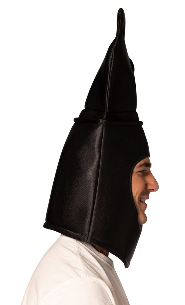 Ultimate Deluxe Black Bishop Chess Headpiece Mask, Adult One Size