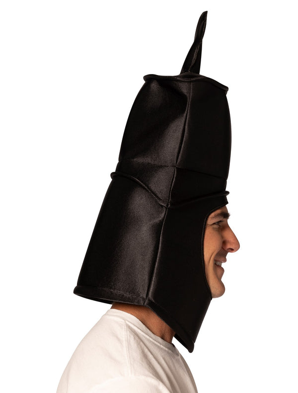 Ultimate Deluxe Black King Chess Headpiece Mask, Adult One Size