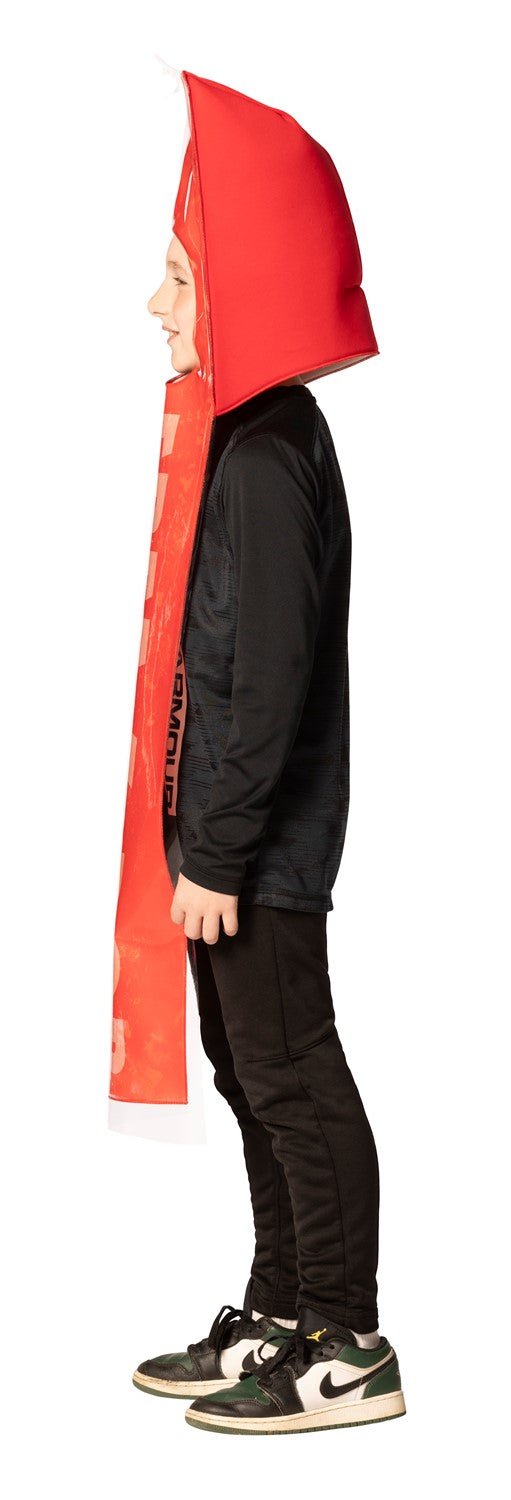 FREE-Z Red Ice Pop Halloween Costume, Child Size 7-10