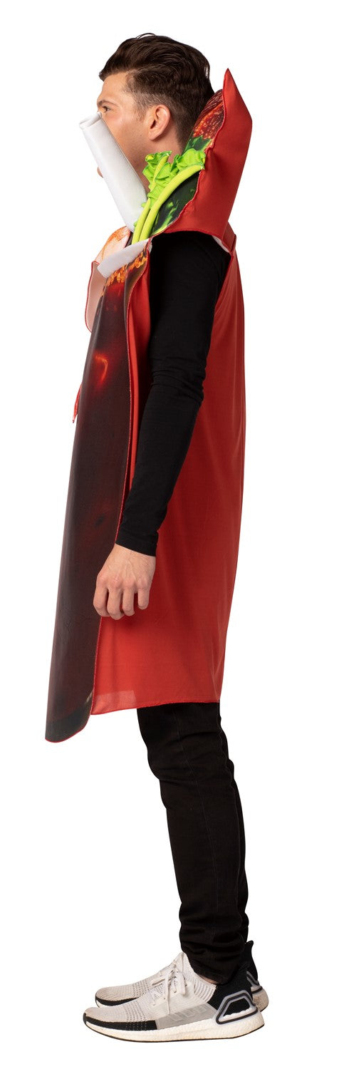 Spicy Tomato Juice Cocktail & Lime Couple Costume, Adult One Size