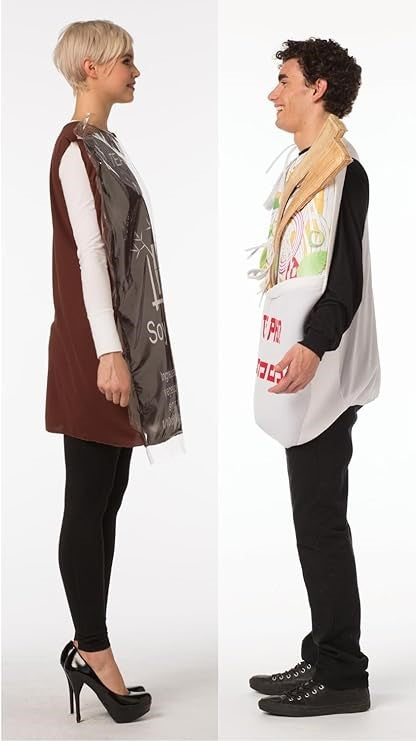 Soy Sauce Packet & Pho Noodle Bowl Couples Halloween Costume, Adult One Size