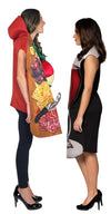 Charcuterie Board &  Get Real Glass of Red Wine Couples Costume, Adult One Size