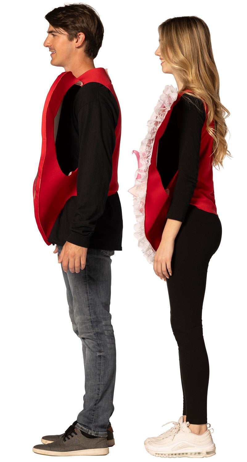 Valentine's Heart Box Couple Halloween Costume, Adult One Size