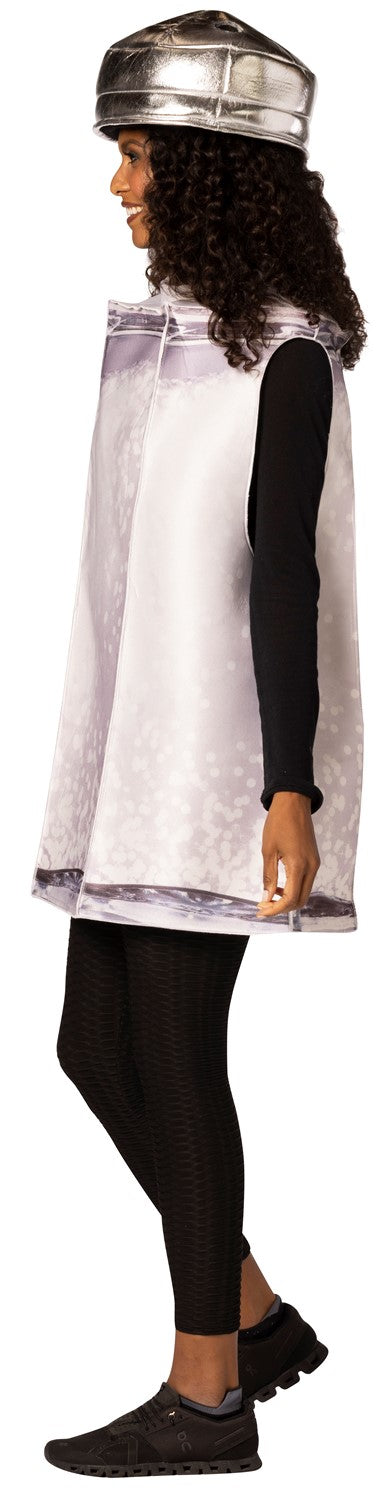Salt Shaker Glass Bottle Halloween Costume, Adult One Size