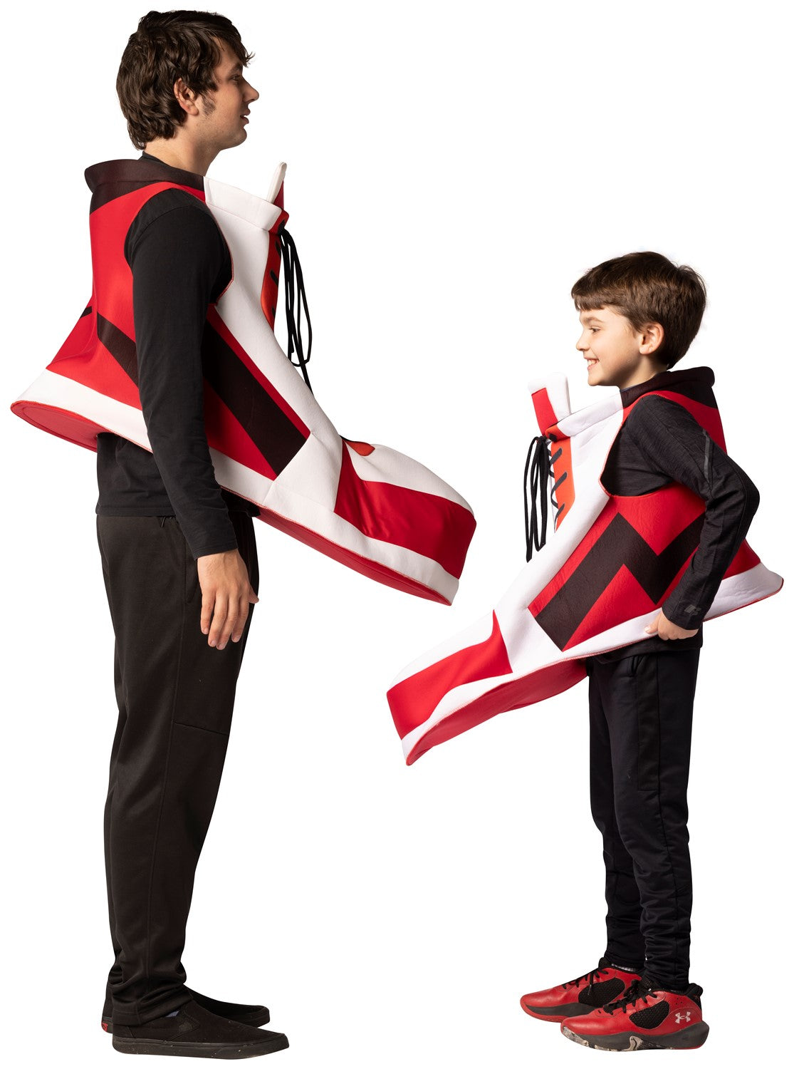 Hightop Sneaker Bundle Halloween Costume, Adult One Size & Child Size 7-10