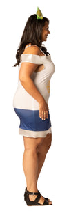 Corona Extra Beer Dress Halloween Costume, Women's Size L-XL (14-16)