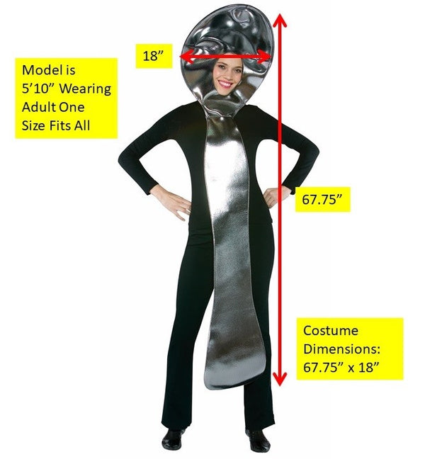 Silver Spoon Costume, Adult One Size