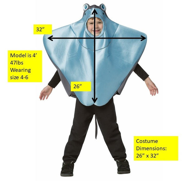 Stingray Costume, Child Size 4-6