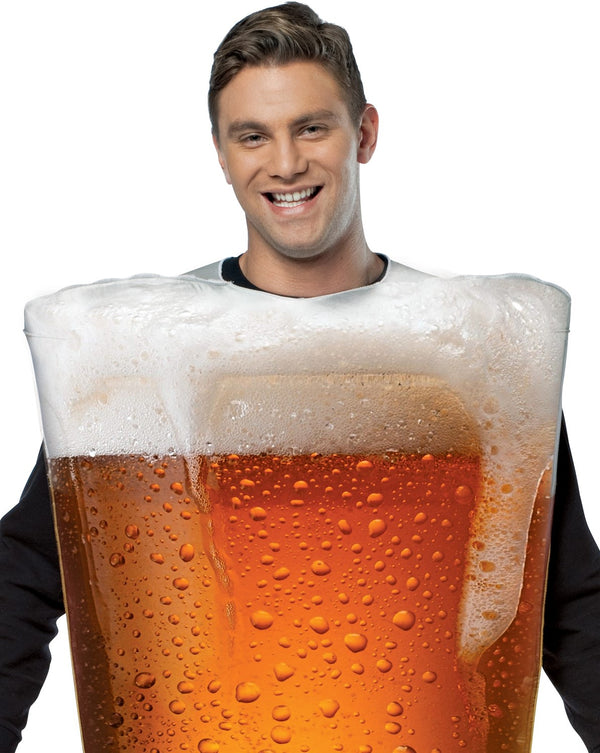 Beer Pint Costume, Adult One Size