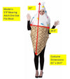 Ice Cream Cone Costume, Adult One Size